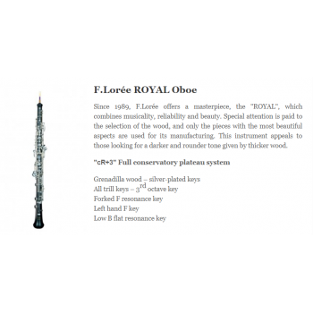 KÈN Instruments - Oboes - F.Lorée ROYAL Oboe